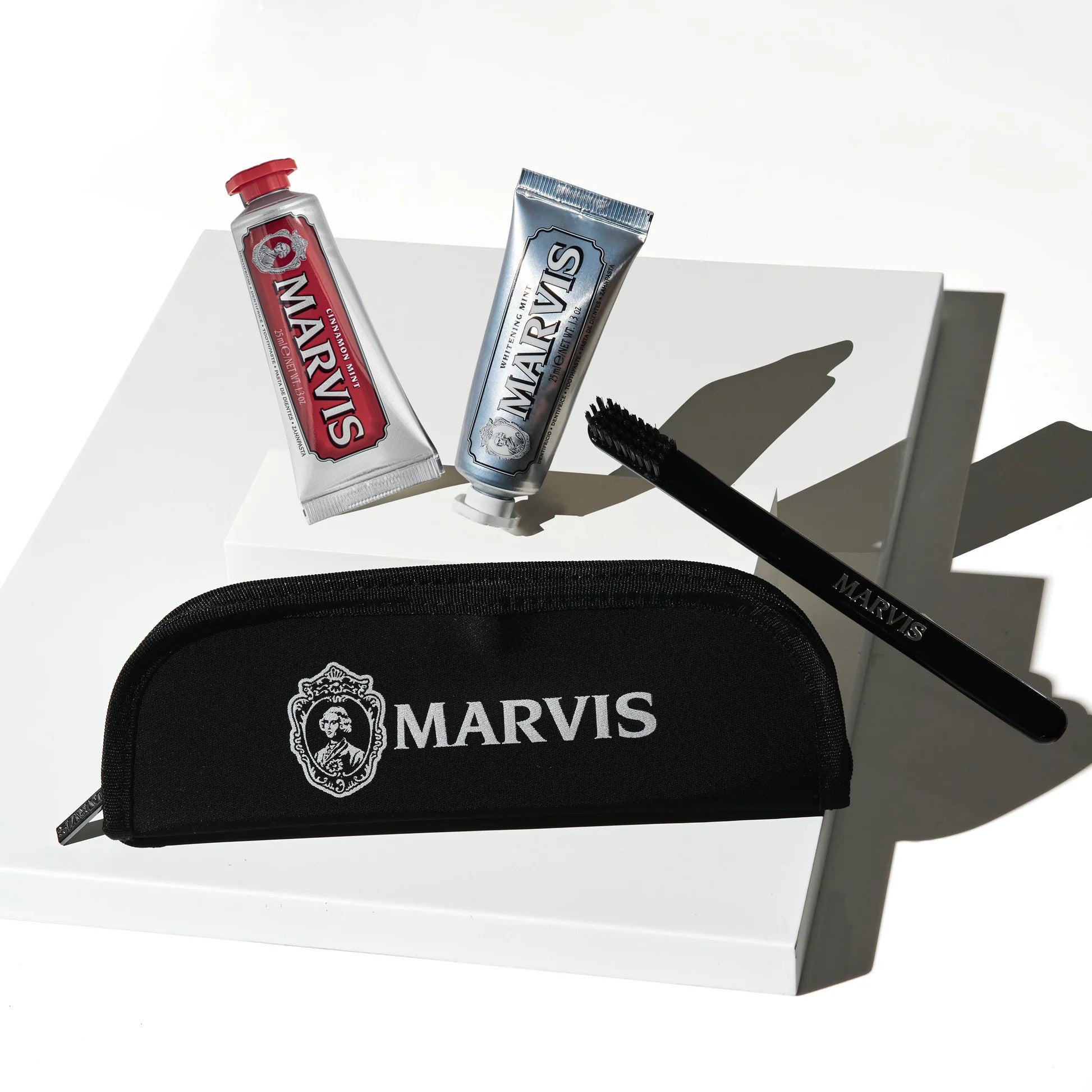 【公式オンラインストア限定セット】トラベル・セット ダブルフレーバー (ホワイト&シナモン) - MARVIS