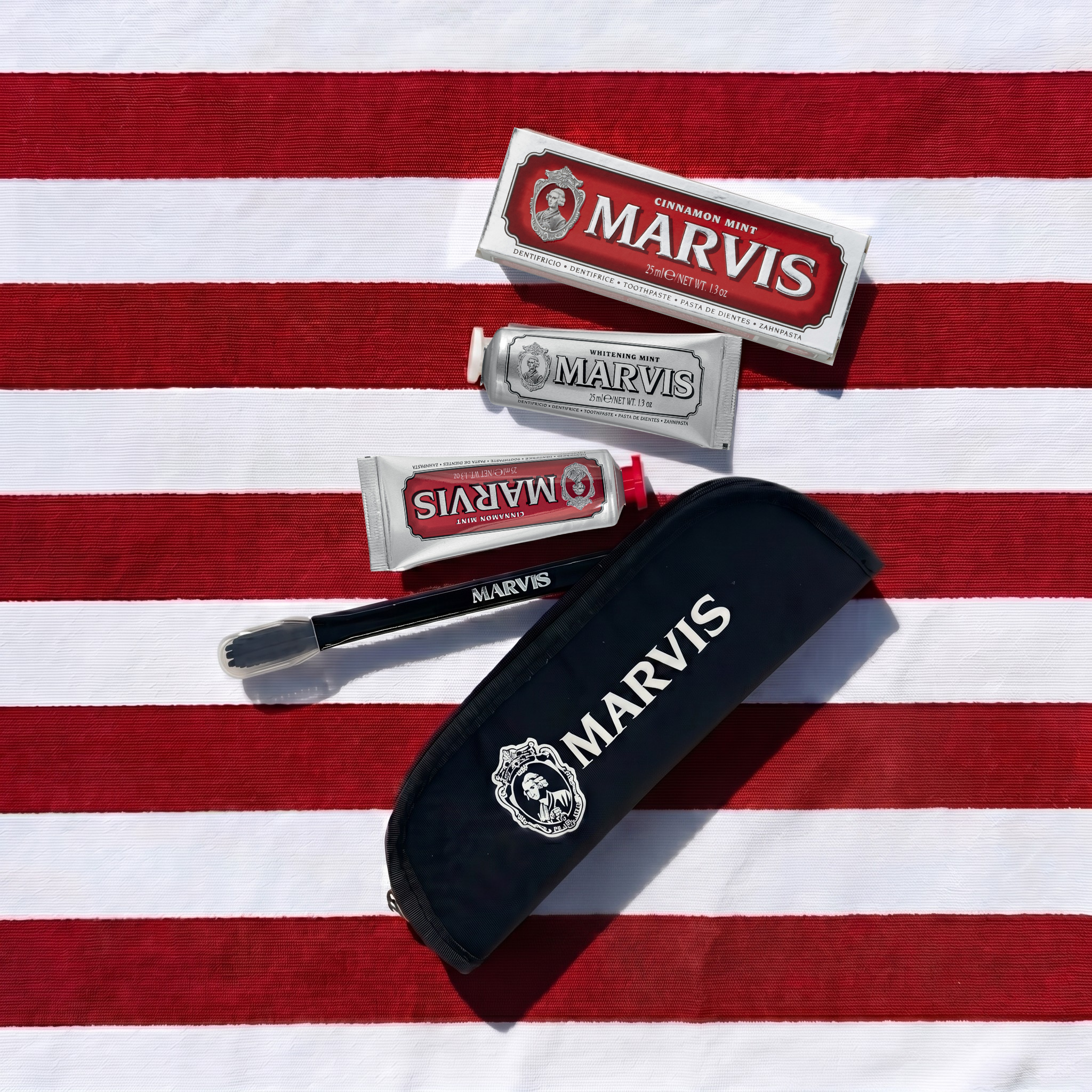 【公式オンラインストア限定セット】トラベル・セット ダブルフレーバー (ホワイト&シナモン) - MARVIS