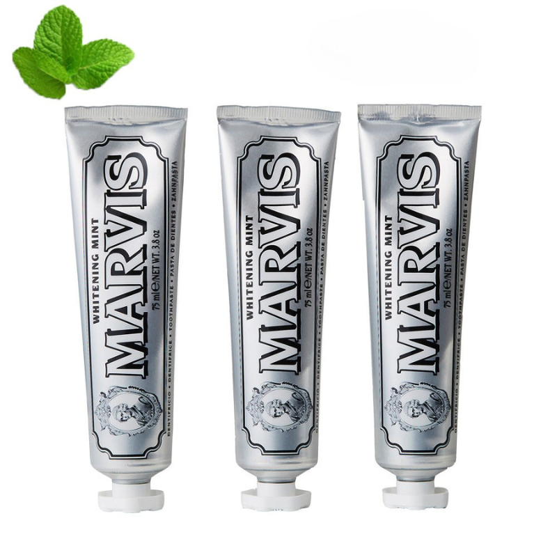 純銀製ミント 3枚セット OUTLET 価格】ホワイト・ミント 75mL 3本セット – MARVIS